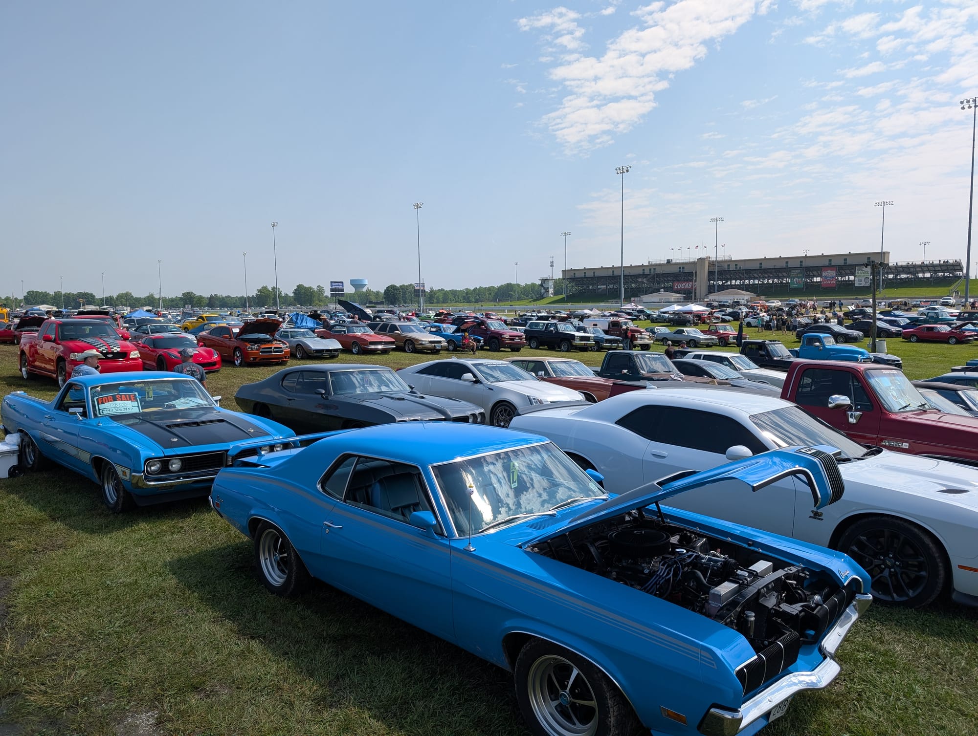 Quick Hyperlapse of just a few cars at Lucas Oil Stadium