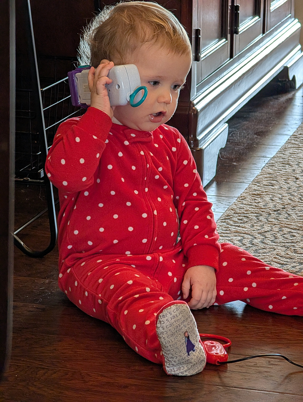 Taking an important business call