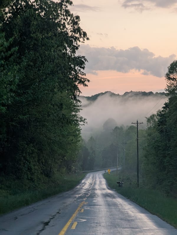 Never get tired of the beauty a Kentucky back road has