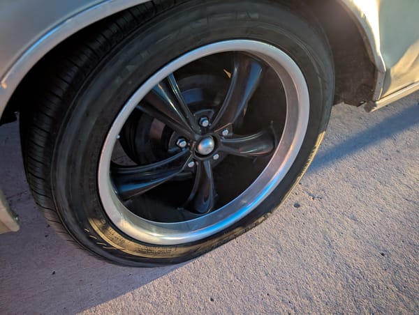 Welp, looks like my tire needed to lay down
